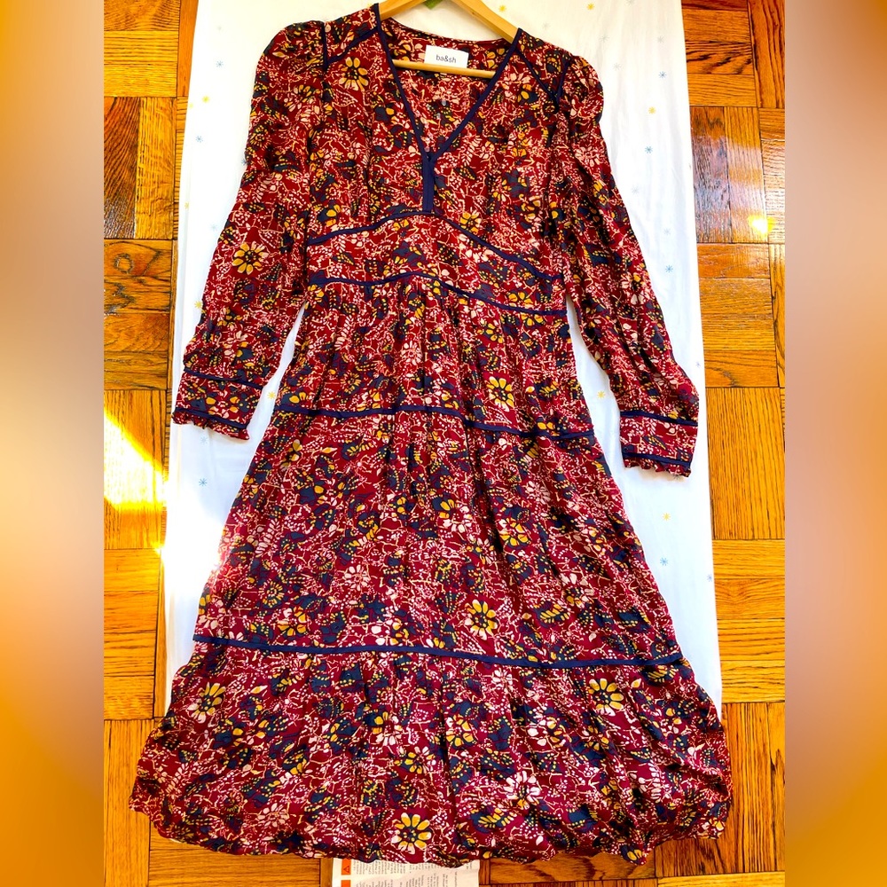 Ba&sh gigi. Midi Print Dress